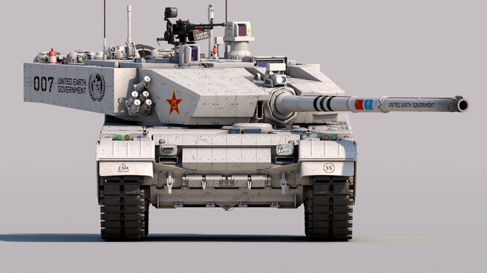 United Earth Government Tank from The Wandering Earth II