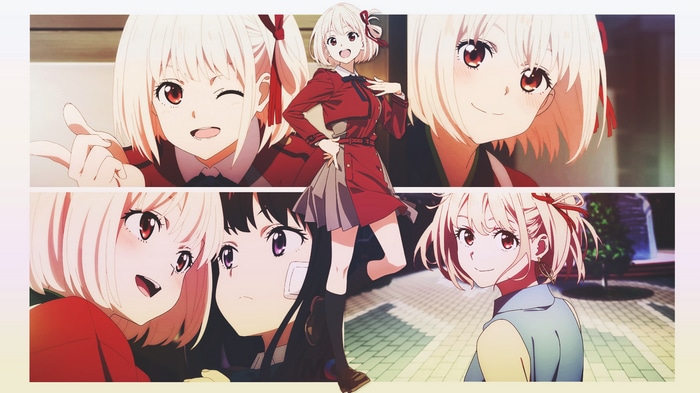 Lycoris Recoil Collage: Chisato and Takina
