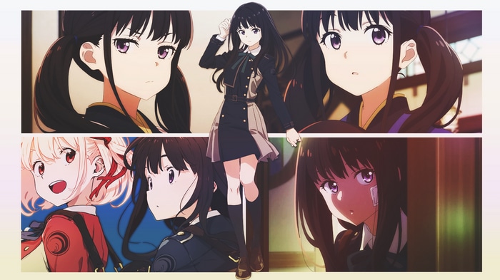 Lycoris Recoil Collage: Chisato and Takina