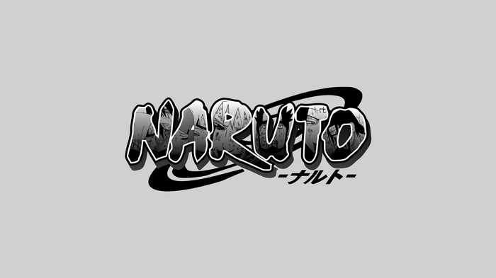 Naruto Shippuden Logo with Characters