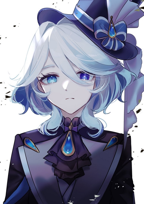 Focalors from Genshin Impact fan art