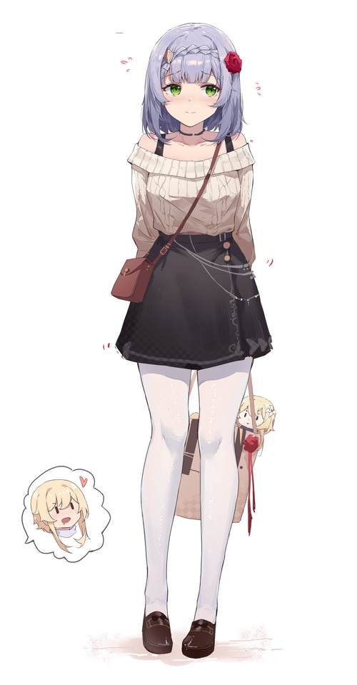 Noelle and Lumine from Genshin Impact