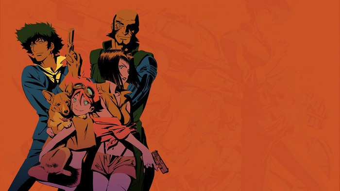 Cowboy Bebop Characters with Dog