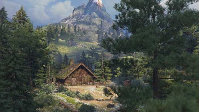 4K A Plague Tale Requiem Mountains Forest House