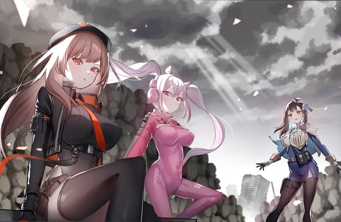 Rapi, Alice, and Marian from Nikke: The Goddess of Victory