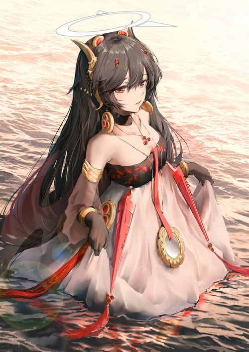 Punishing: Gray Raven character in water