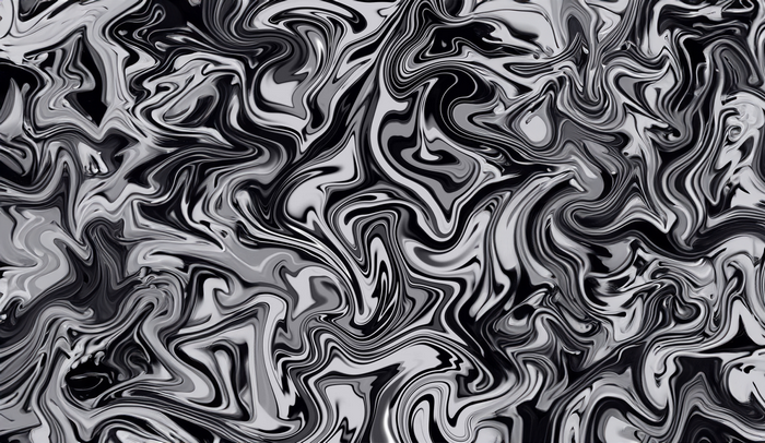 Abstract monochrome swirling pattern