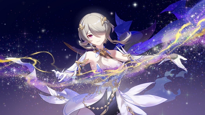 Rita Rossweisse from Honkai Impact 3rd with stars