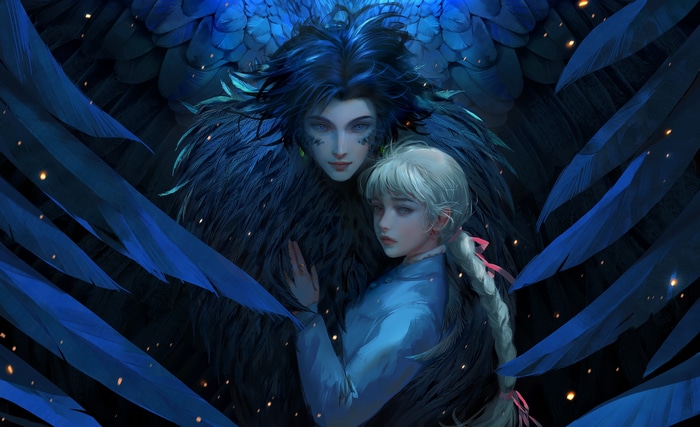 Howl and Sophie from Howl's Moving Castle fan art