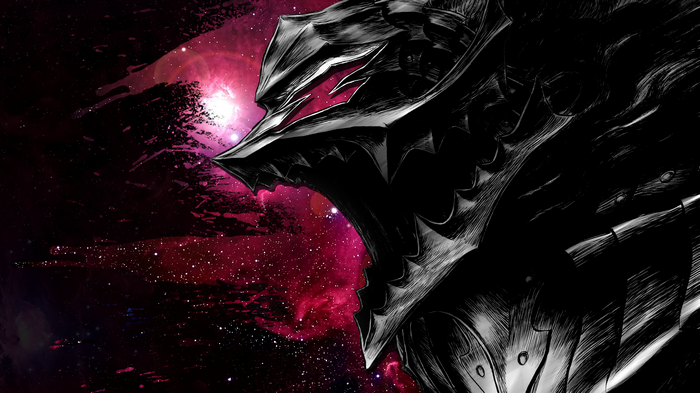 Berserk Armor in a Cosmic Background