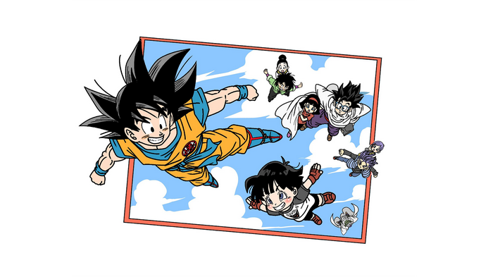 Dragon Ball Super: Super Hero Characters Flying in the Sky