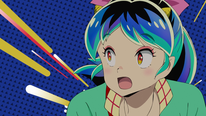 4K, Urusei Yatsura, multi-colored hair, Lum, surprised, pointy ears ...