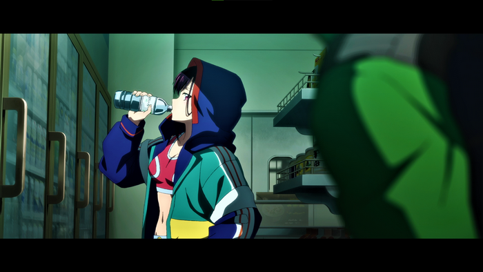 Shizuka Mikazuki drinking water in Zom 100