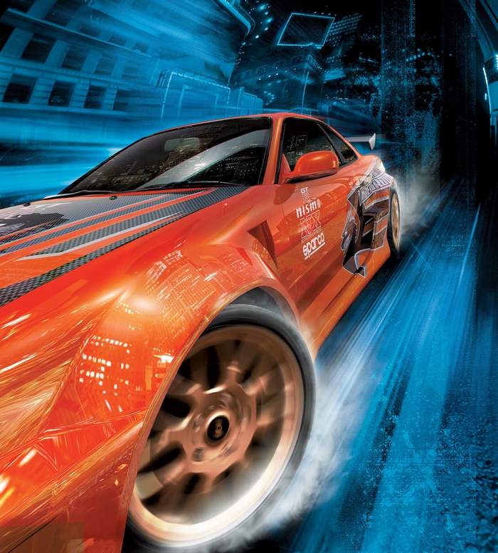Need for Speed: Underground Orange Sports Car