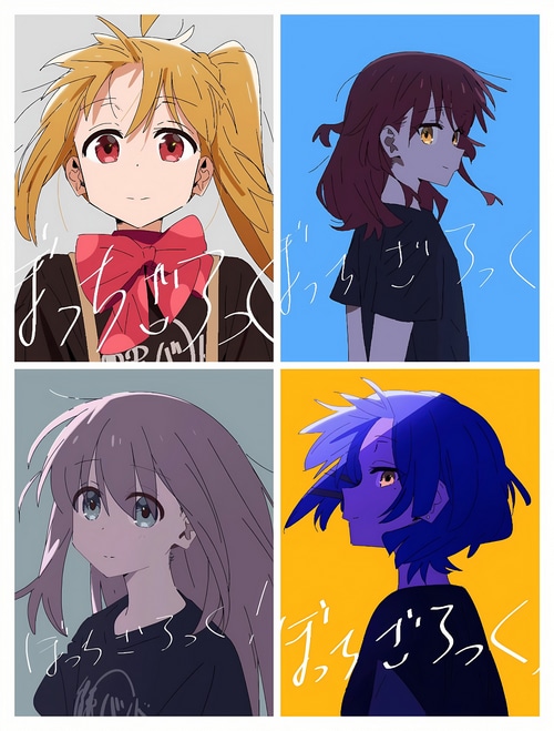 BOCCHI THE ROCK! Characters in Four Panels