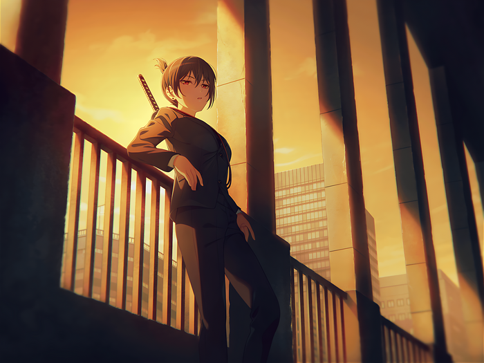 4K Rui Yashio in Sunset Glow