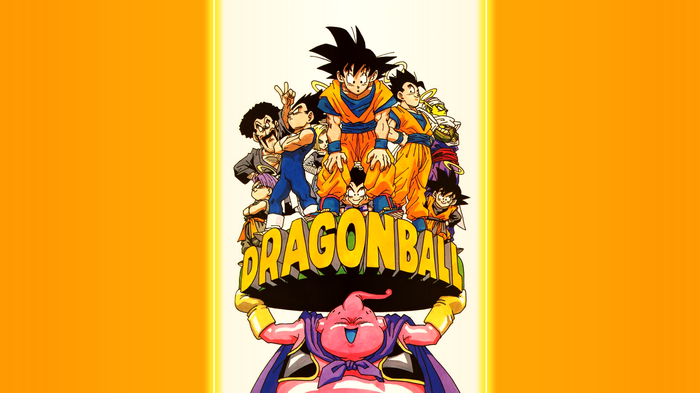 Dragon Ball characters with Majin Buu holding the title