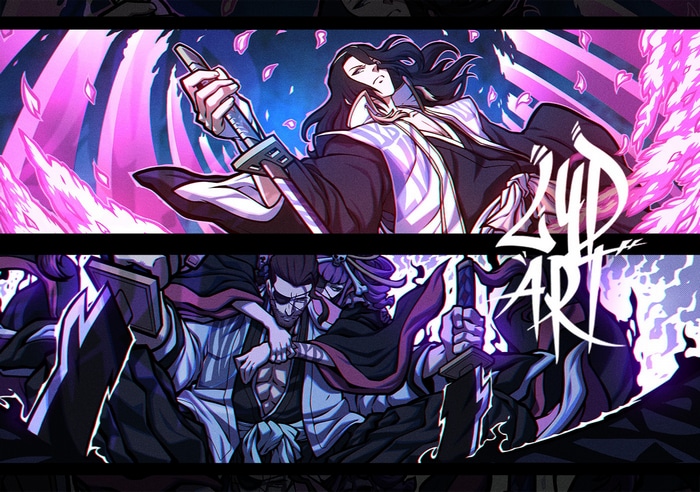 Bleach: Kuchiki Byakuya and Shunsui Kyōraku