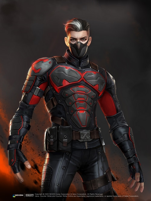 Kai from Counter-Strike Online wearing a mask