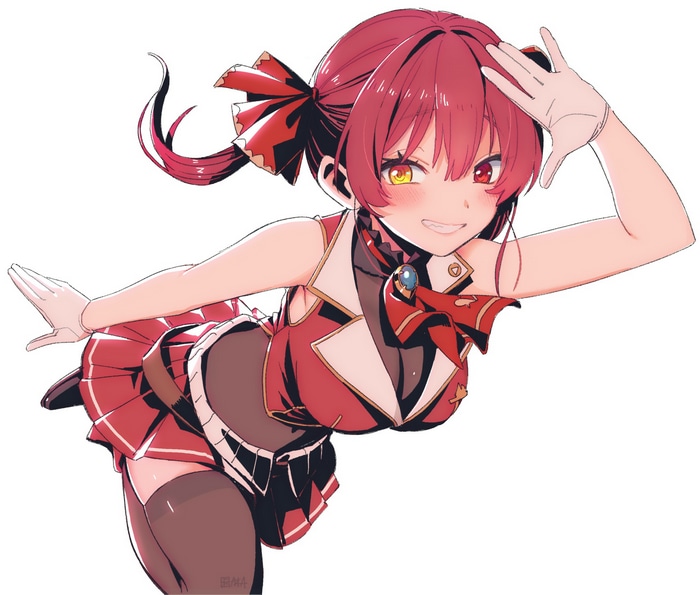 Hosho Marine from Hololive with Heterochromia