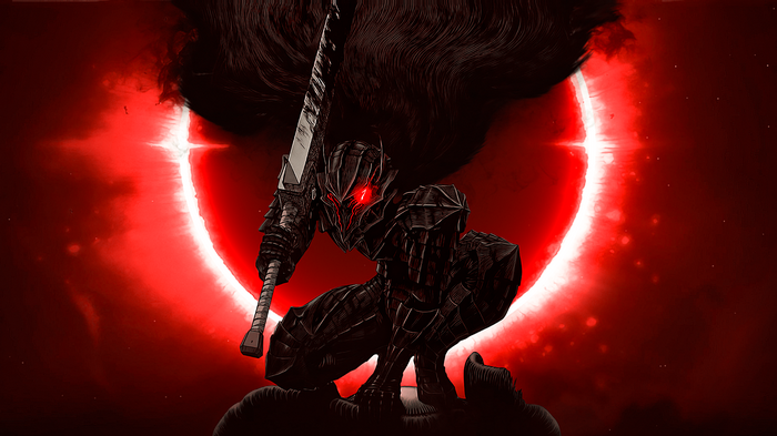 Guts in Berserker Armor with Greatsword