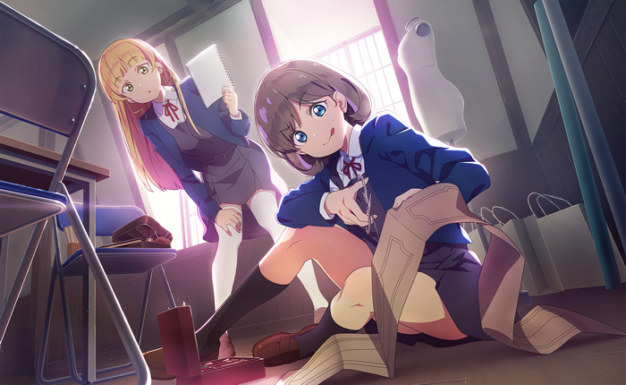 4K Love Live! Super Star!! Schoolgirls in a room
