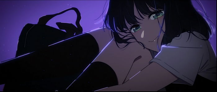 4K Kurokawa Akane from Oshi no Ko Smiling