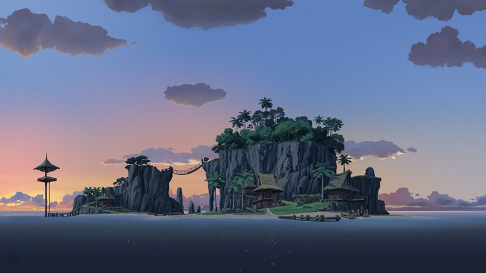 The Legend of Zelda: The Wind Waker Island Landscape