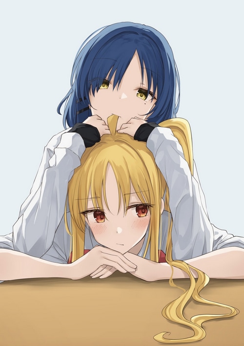Ryo Yamada and Nijika Ijichi from BOCCHI THE ROCK!