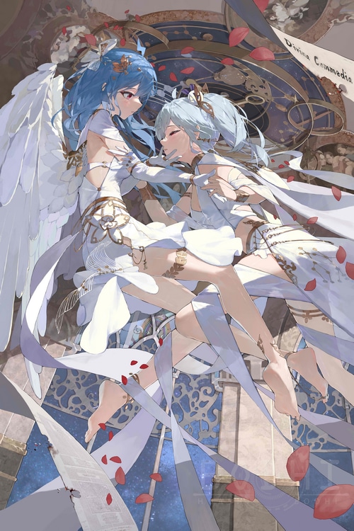 4K 33 and 22 with wings and petals