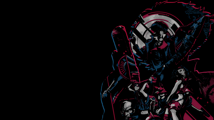 Cowboy Bebop characters with Spike Spiegel