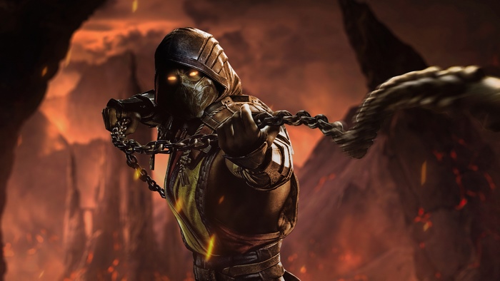 Scorpion from Mortal Kombat 4K