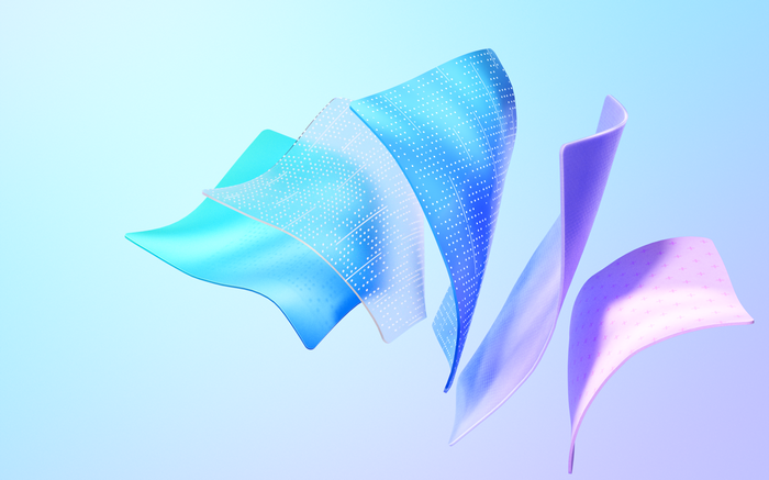 Windows 11 colorful gradient abstract layers