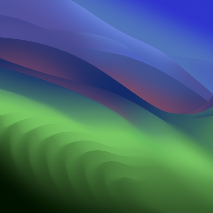 Abstract colorful gradient waves