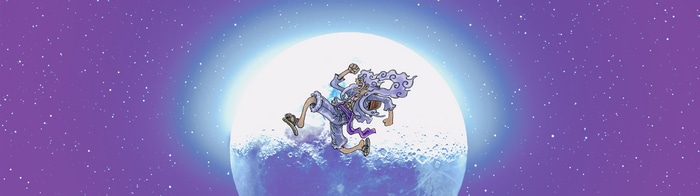4K One Piece Monkey D. Luffy Gear 5th Moon