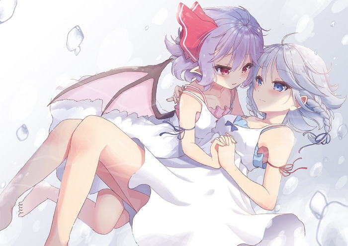 Remilia Scarlet and Izayoi Sakuya from Touhou
