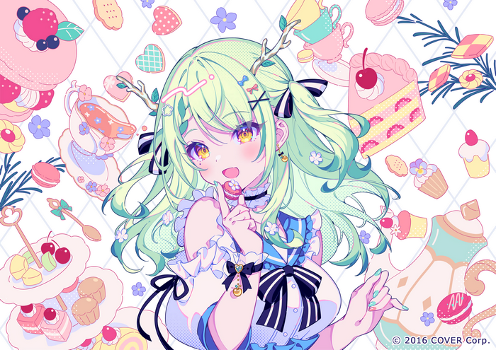 Ceres Fauna surrounded by sweets and tea