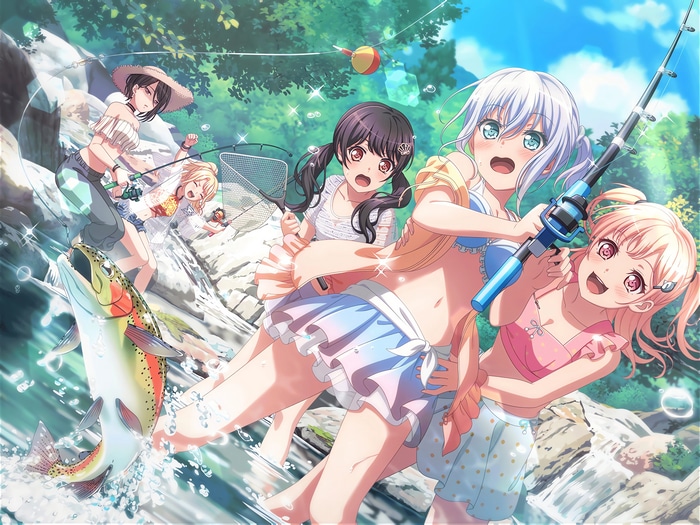 BanG Dream! Girls Fishing in a River