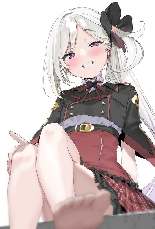 Asagi Mutsuki from Blue Archive smiling