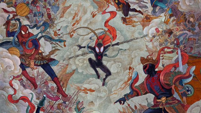 4K Marvel Comics Spider-Man and Miles Morales