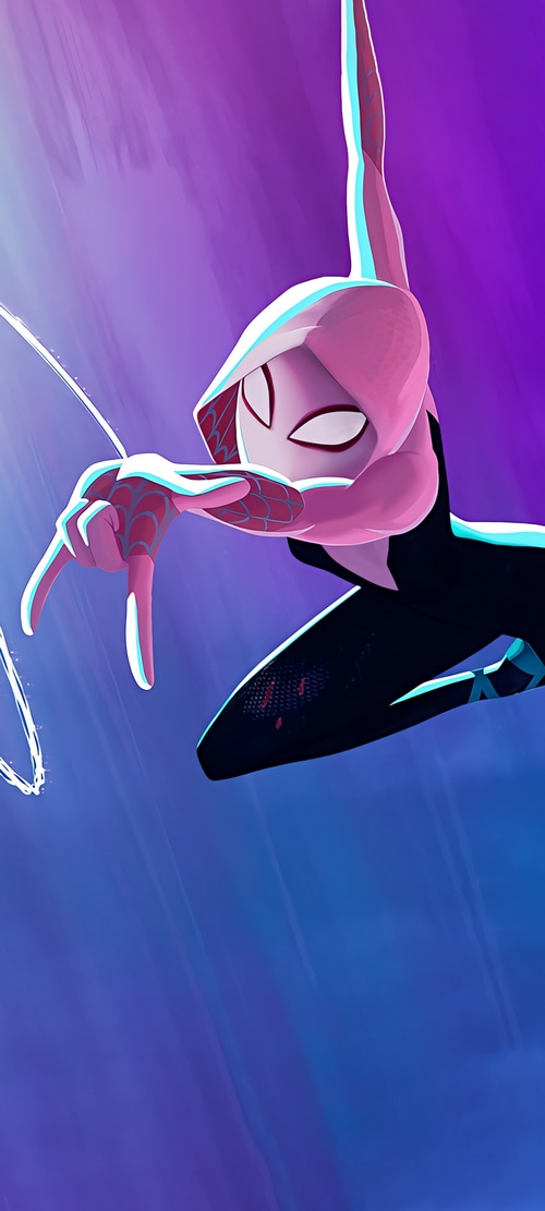 Spider-Gwen in a dynamic pose