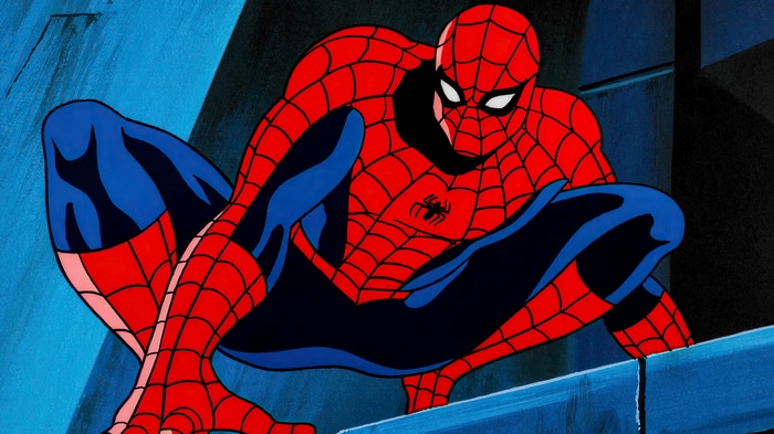 Spider-Man in his classic red and blue suit