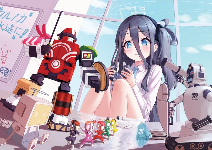 Blue Archive Tendou Alice with Robots