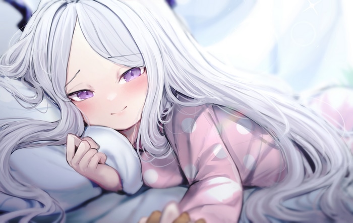 Sorasaki Hina from Blue Archive in Pajamas
