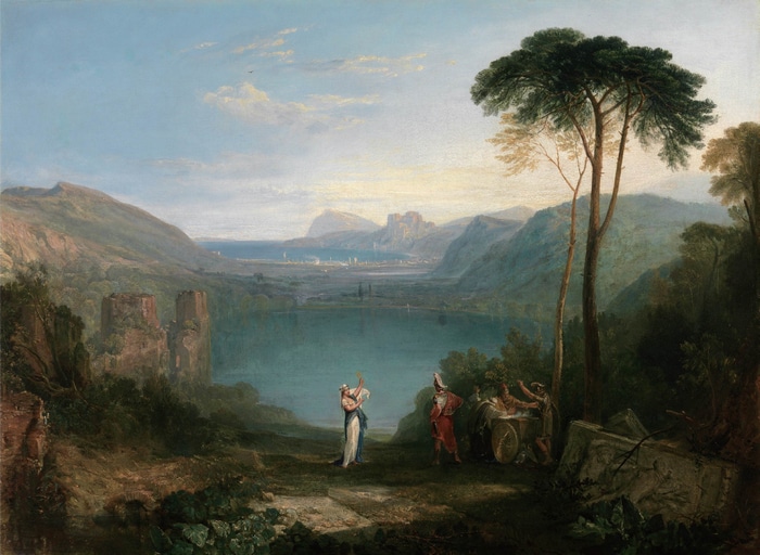 J. M. W. Turner's Landscape with Lake and Mountains