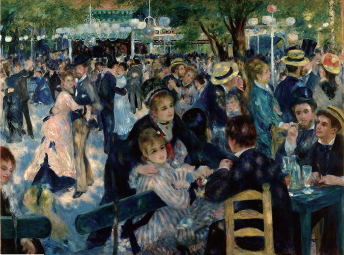 Bal du moulin de la Galette by Auguste Renoir