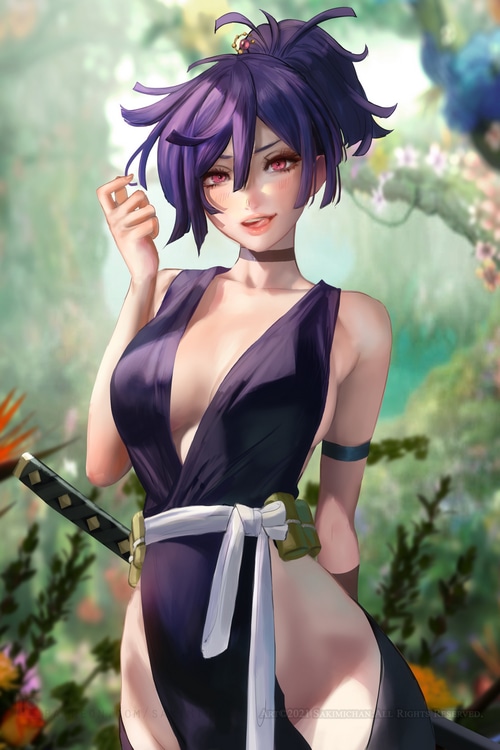 Yuzuriha of Keishu from Hells Paradise fan art