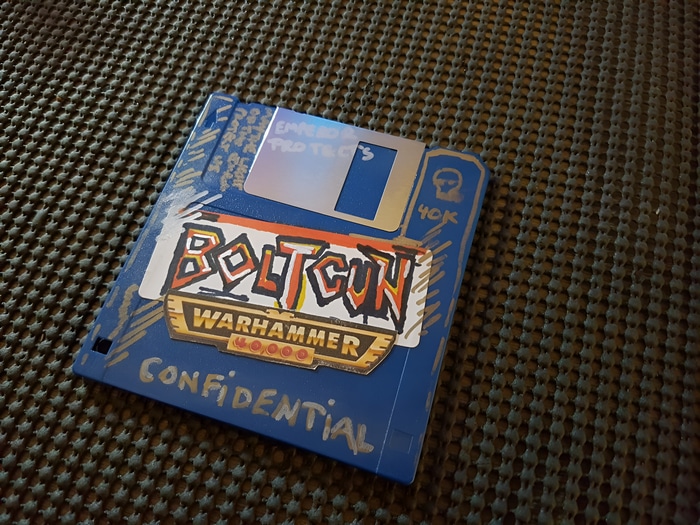 Warhammer 40,000: Boltgun floppy disk