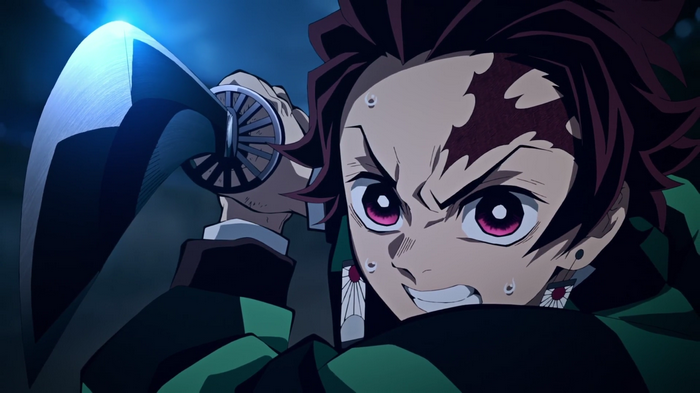 Kamado Tanjiro with Sword in Kimetsu no Yaiba