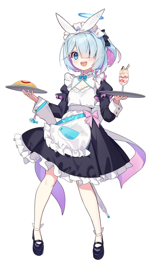 Arona from Blue Archive in a Maid Outfit